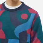 By Parra Men's Knotted Crew Knit in Multi