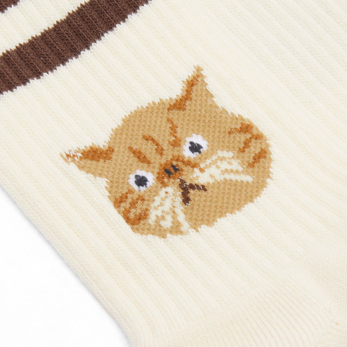Rostersox Cat Socks in Brown