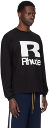 Rhude Black Petrol Long Sleeve T-Shirt