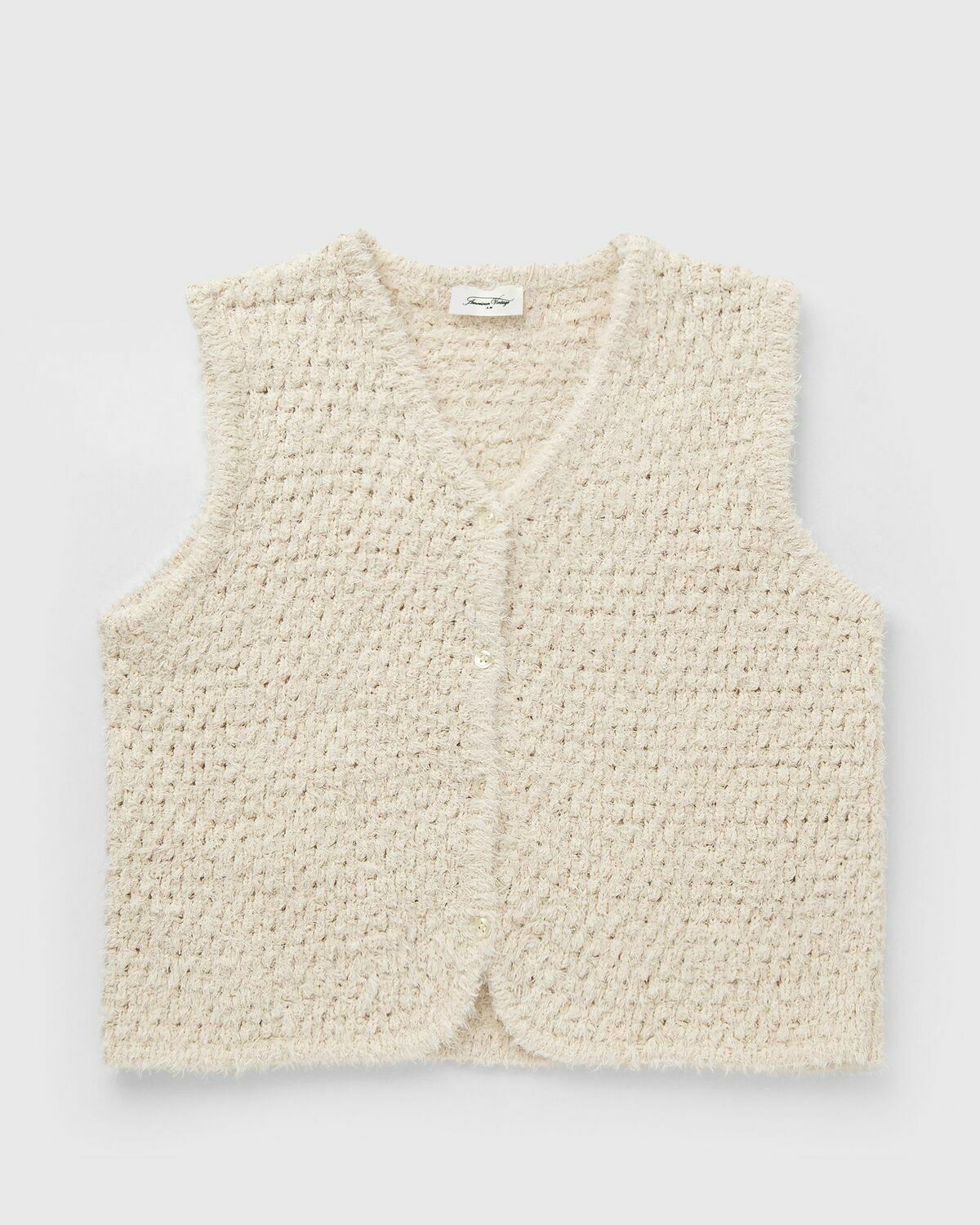 American Vintage CYANBAY White Womens Vest