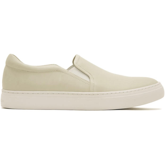Photo: Tiger of Sweden Off-White Andover Slip-On Sneakers
