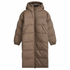 Dickies Women's Alatna Long Puffer Coat in Mushroom