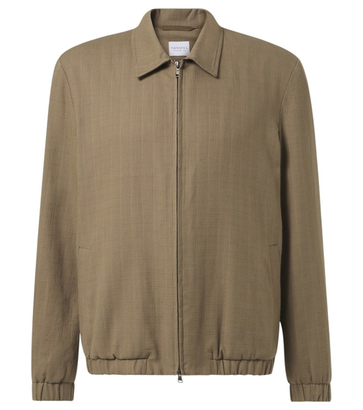 Photo: Sunspel Striped cotton blouson