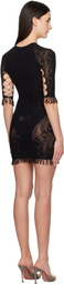 Poster Girl SSENSE Exclusive Black Miranda Minidress