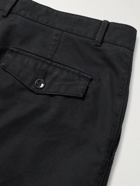 Officine Generale - Fisherman Cotton-Twill Shorts - Black