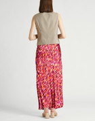 Jucca Womens Maxi skirt Rust
