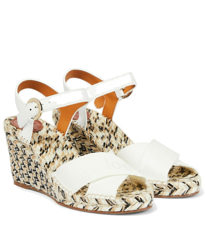 Photo: Chloé Piia leather espadrille wedges