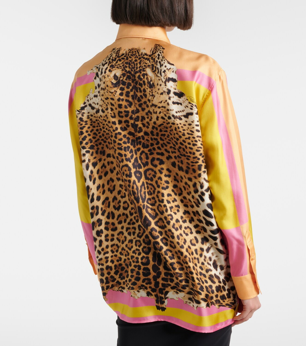 Roberto Cavalli Printed silk shirt