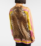 Roberto Cavalli Printed silk shirt