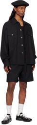 TAKAHIROMIYASHITA TheSoloist. Black Smokey Type 01 Overshirt