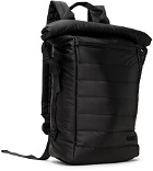 RAINS Black Bator Puffer Backpack