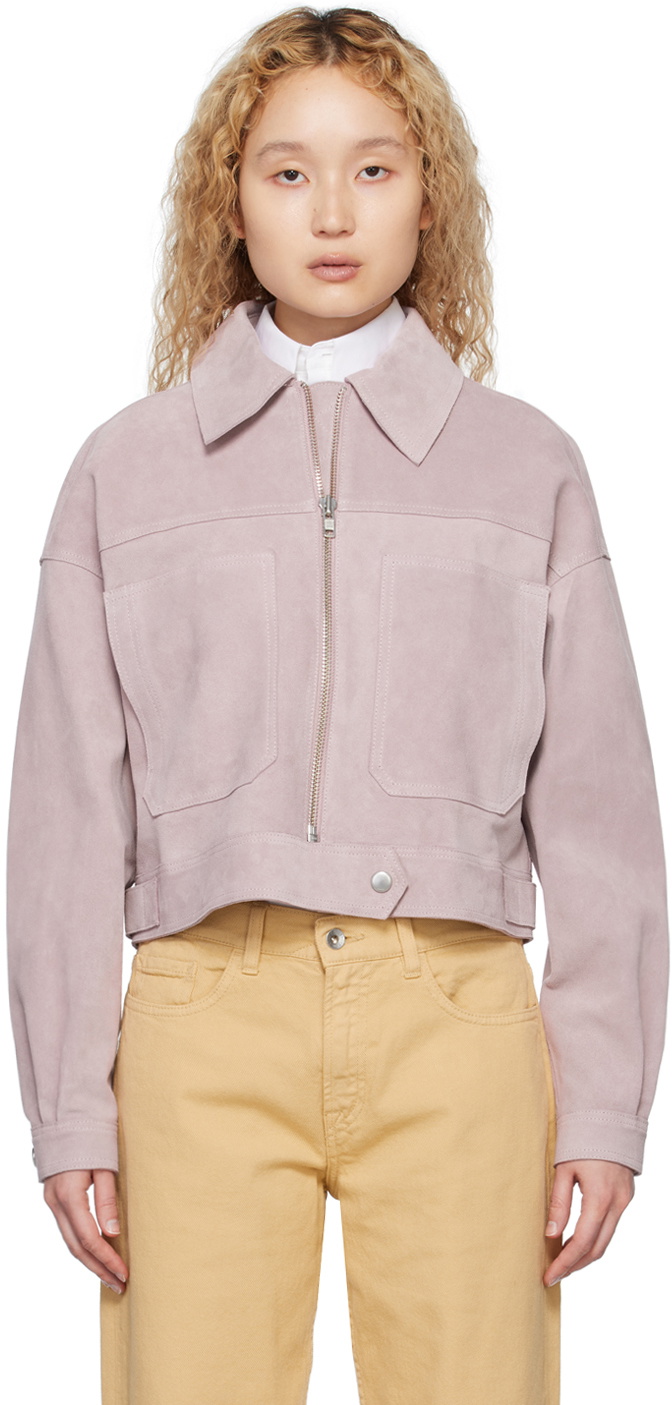 YMC Pink Stevie Leather Jacket