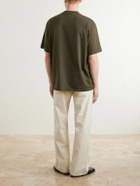 A.PRESSE - Heavy Weight Cotton-Jersey T-Shirt - Green