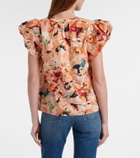 Ulla Johnson Floral cotton top