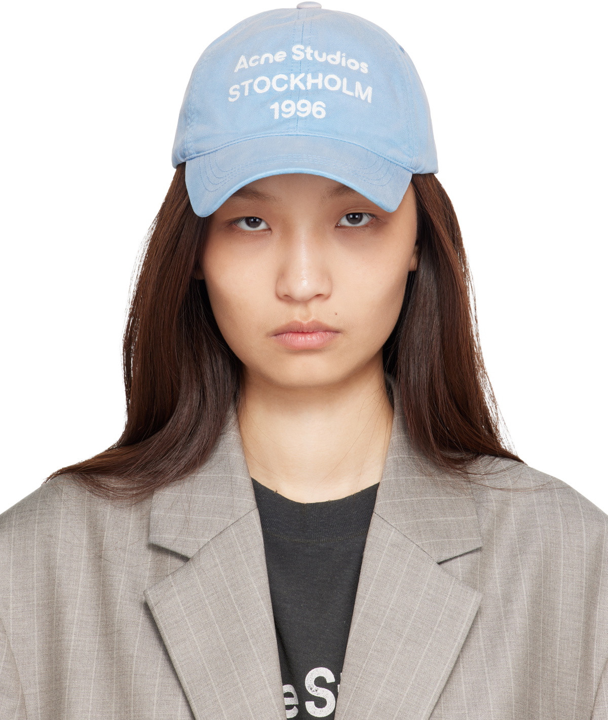 Acne Studios Blue Logo Cap