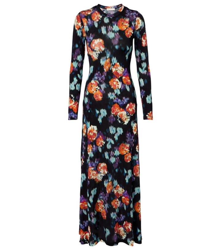 Photo: Ulla Johnson Amari printed jersey maxi dress