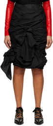 tao Black Bow Midi Skirt