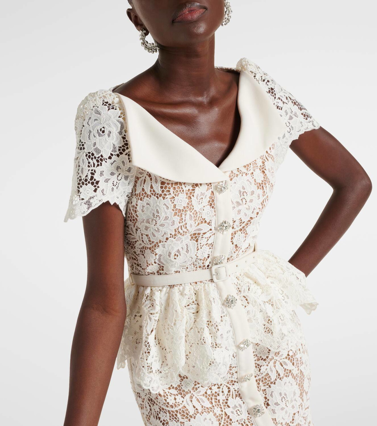 Self-Portrait Lace midi dress Self-Portrait