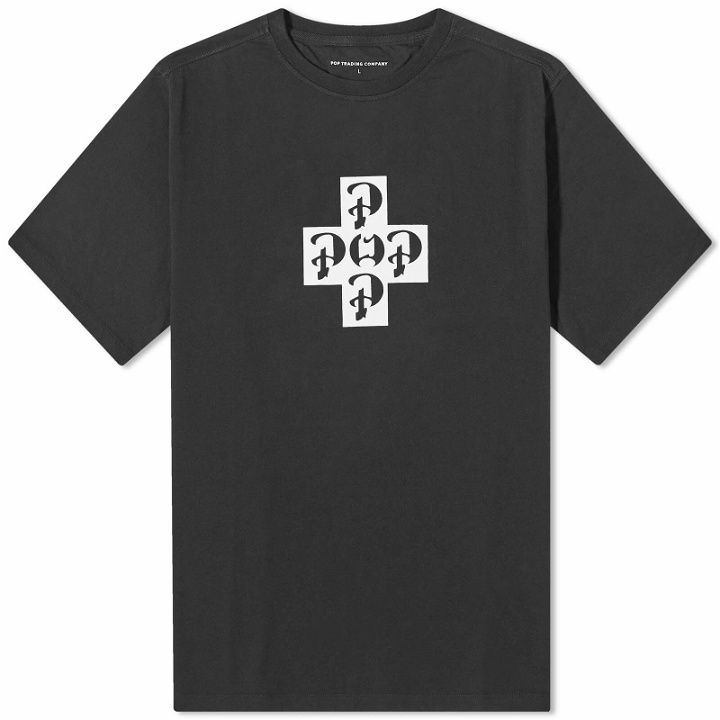 Photo: Pop Trading Company Men's Godtown T-Shirt in Black