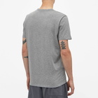 Moncler Men's Text Logo T-Shirt in Grey Marl