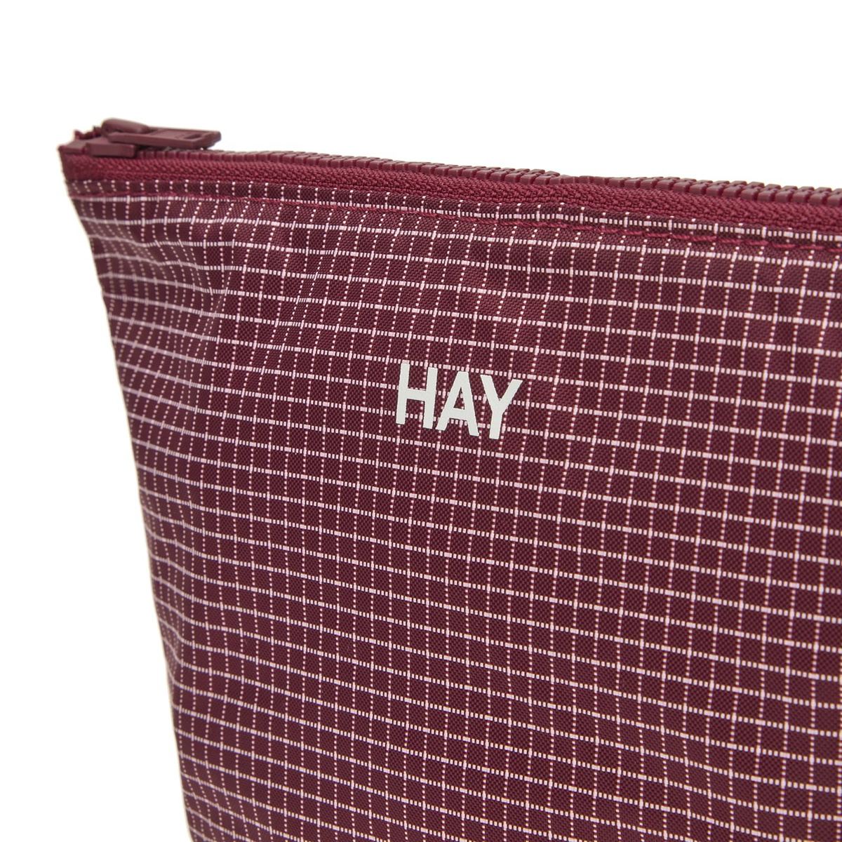 HAY Grid Pouch - Small in Burgundy 