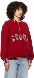 Rhude Red Half-Zip Jacket