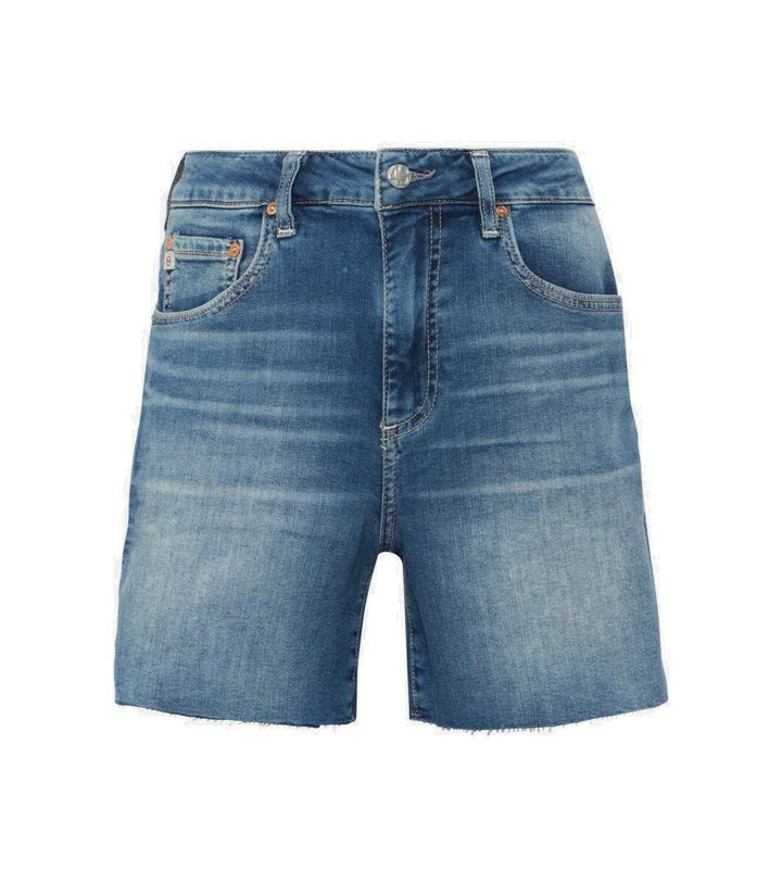 Photo: AG Jeans Ex-Boyfriend high-rise denim shorts