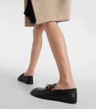 See By Chloé Chain Line leather loafers