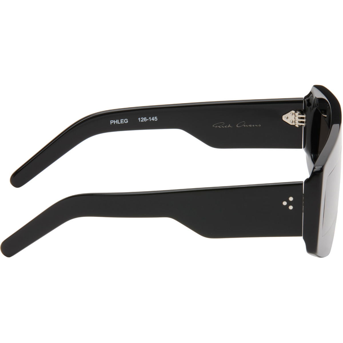 Rick Owens Black Tower Phleg Sunglasses
