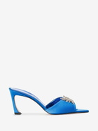 Pīferi Blue Lotta 70 Satin Mules