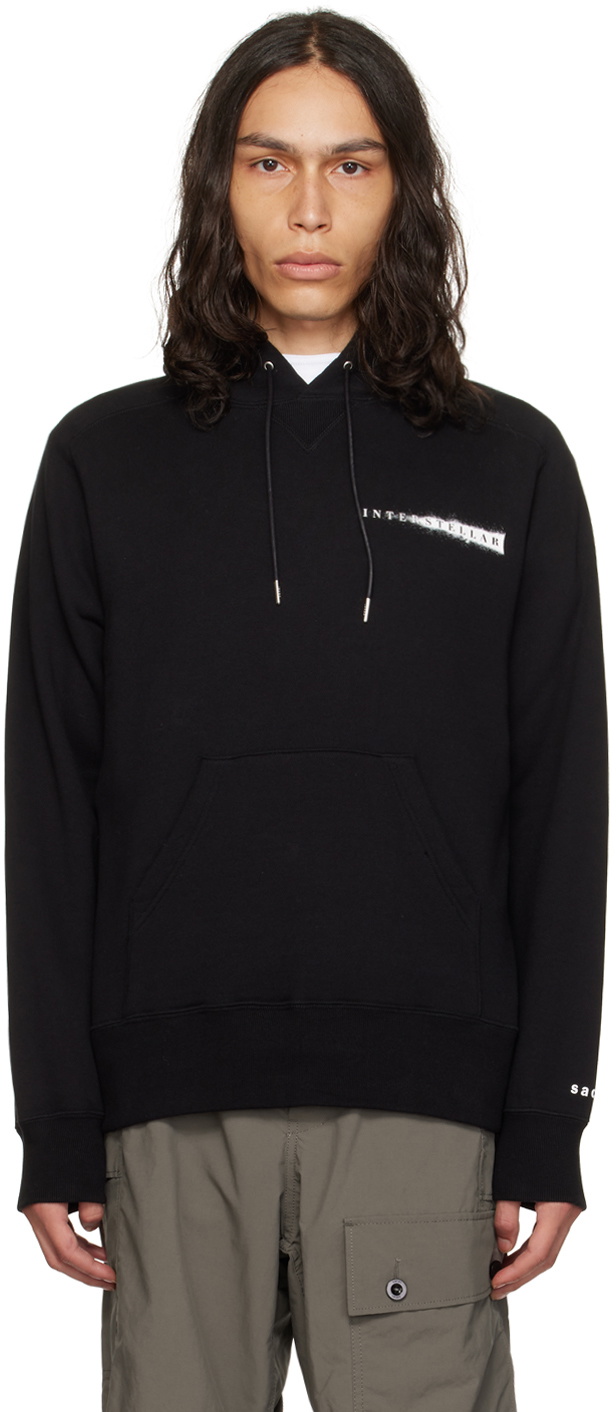 sacai Black Interstellar Hoodie Sacai