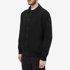 FrizmWORKS Men's Wool Knit Cardigan Jacket in Black