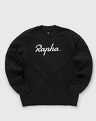 Rapha Men's Cotton Sweatshirt   Large Logo Black - Mens - Sweatshirts