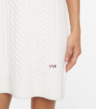 Victoria Victoria Beckham - Contrast-trim knitted minidress