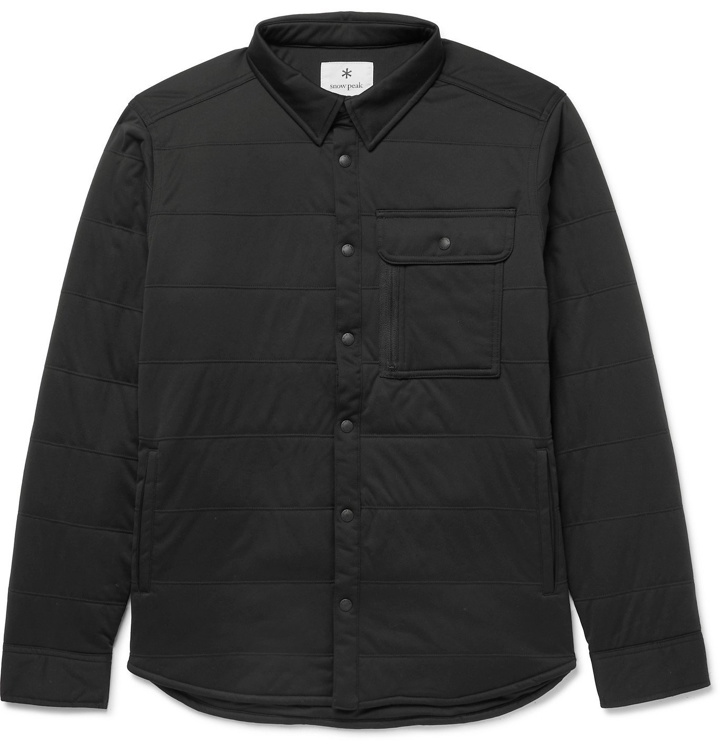 Photo: Snow Peak - Quilted Shell Shirt - Black