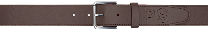 Photo: PS by Paul Smith Brown Perforated Belt