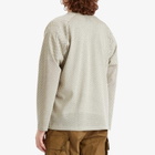Needles Men's Woven V-Neck Cardigan in Natural/Black Grid