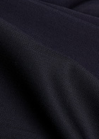 Anine Bing Lou Wide-leg Woven Trousers Navy