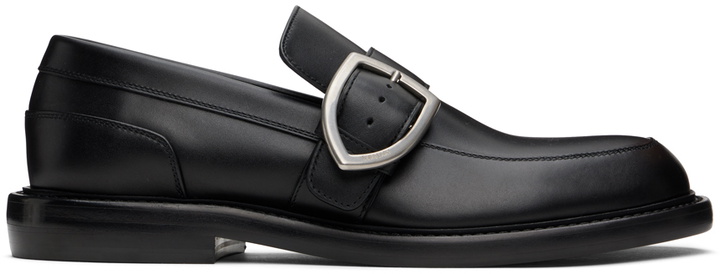 Photo: Burberry Black Leather Cobble Loafers