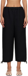 Comme des Garçons Girl Black Gabardine Trousers