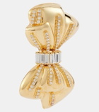 Alessandra Rich Crystal-embellished clip-on earrings