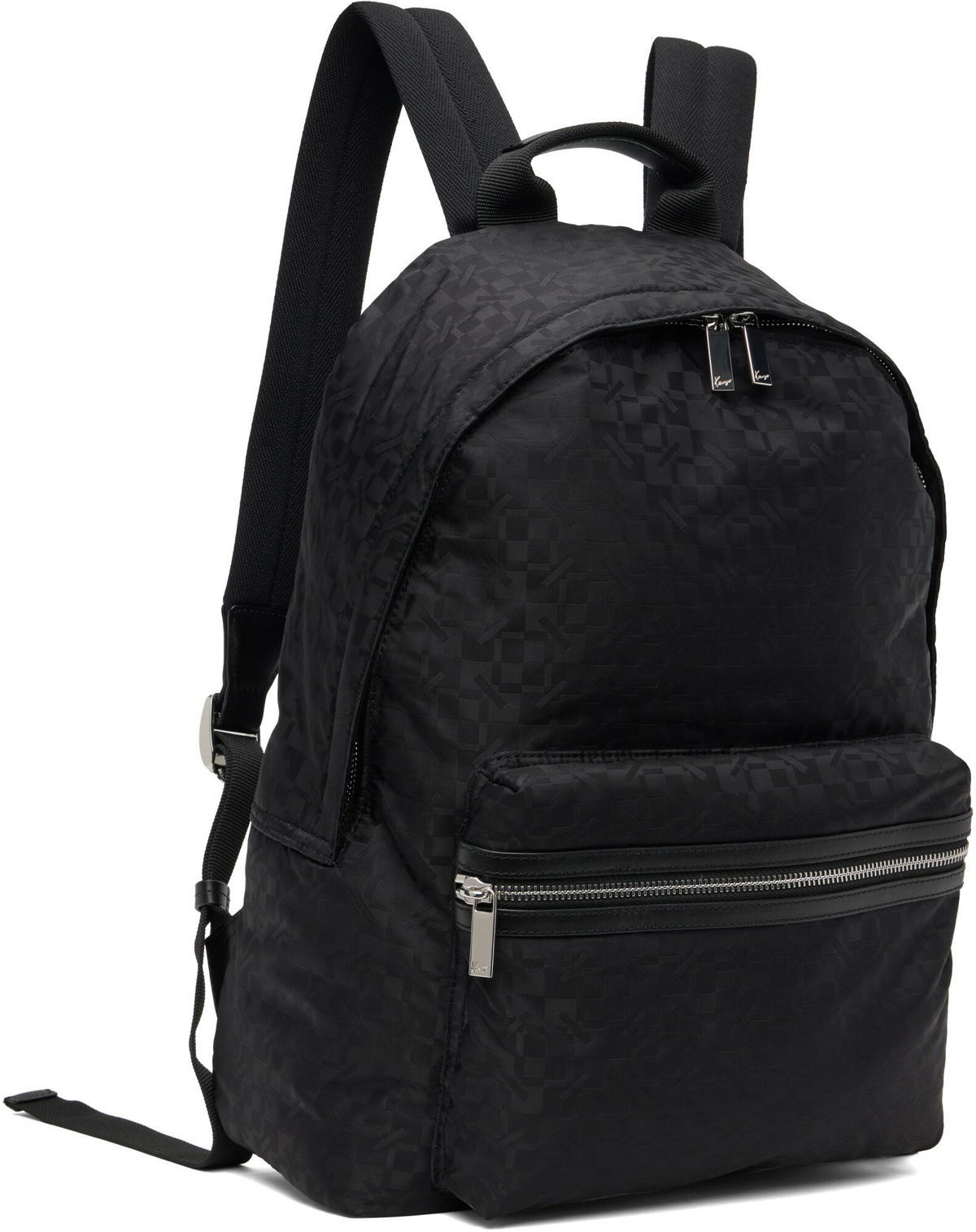 Kenzo Black Kenzo Paris 'Kenzogram' Backpack