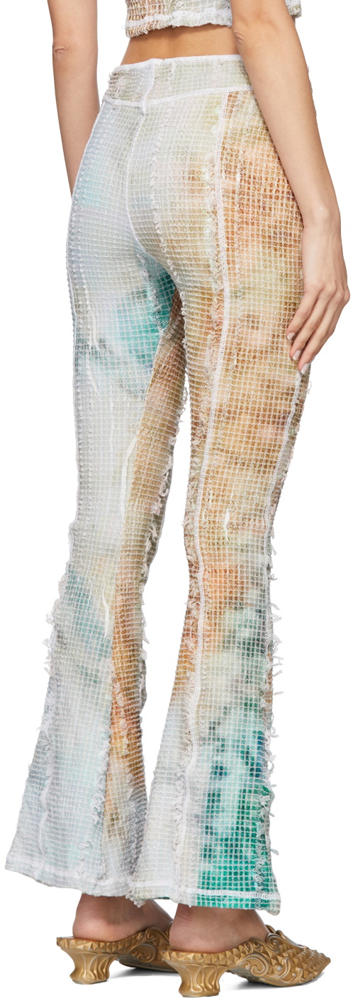 Luna Del Pinal Multicolor Stretch Weave Trousers