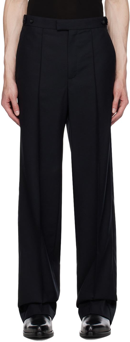 Situationist Black Four-Pocket Trousers