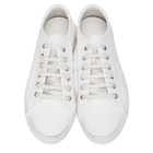 Saint Laurent White Malibu Sneakers