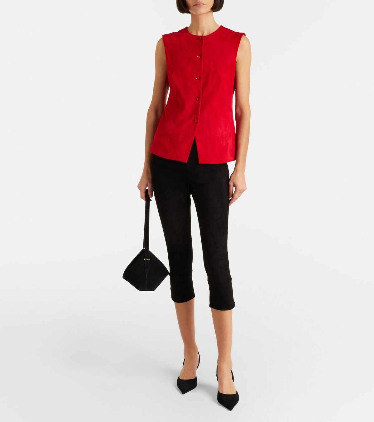 Stouls Willy suede capri pants