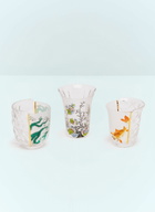 Seletti Set Of Three Hybrid Aglaura Glasses