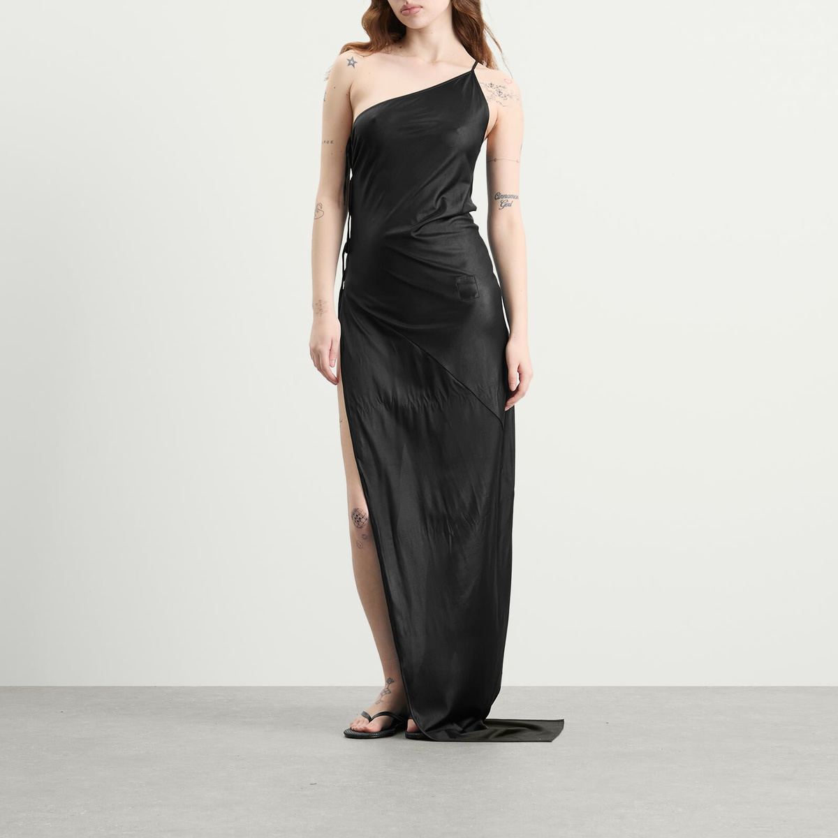 Rick Owens DRKSHDW Women's Taco Maxi Dress in Black