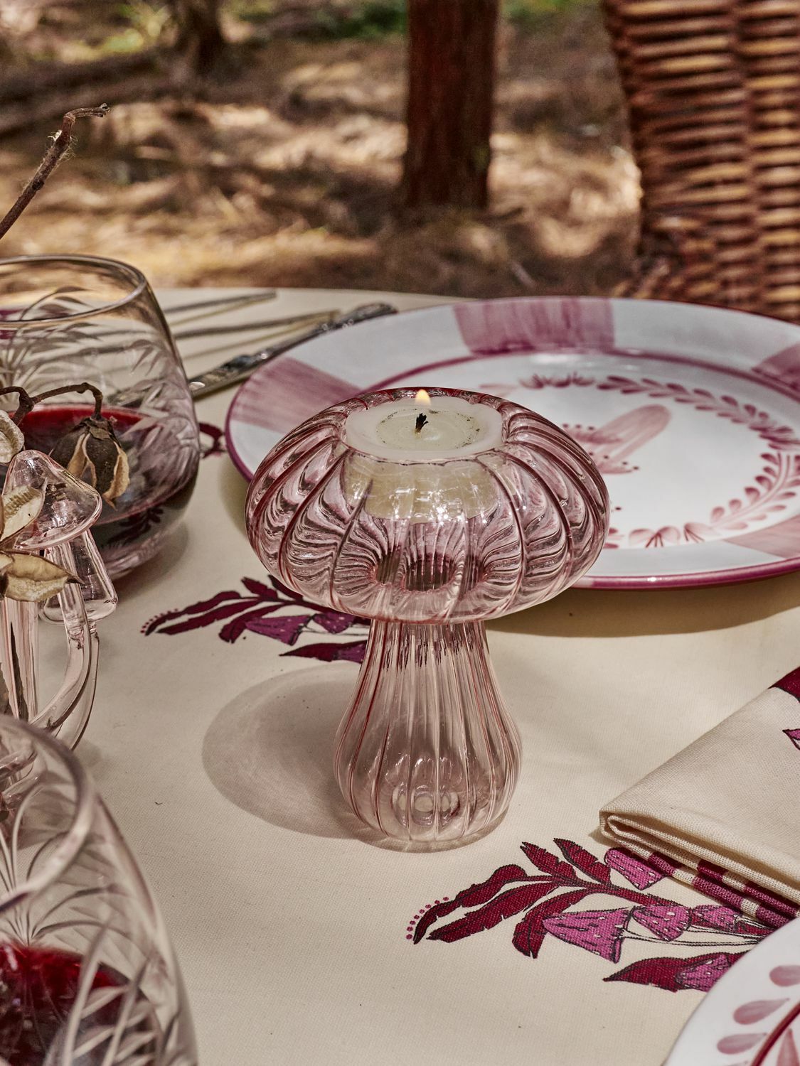 JOHANNA ORTIZ - Set Of 4 Glass Candle Holders