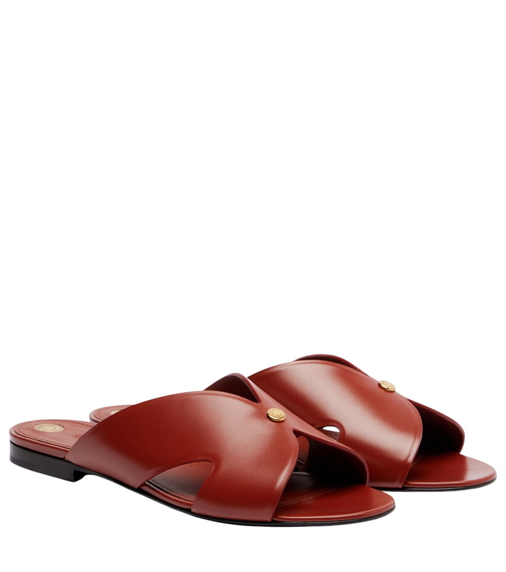 Photo: Loro Piana Vera leather slides